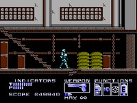 une photo d'Ã©cran de Robocop sur Nintendo Nes